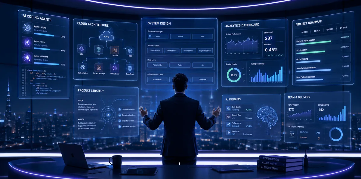 Modern software engineers create value by orchestrating AI, systems, architecture, and business outcomes, not just writing code.